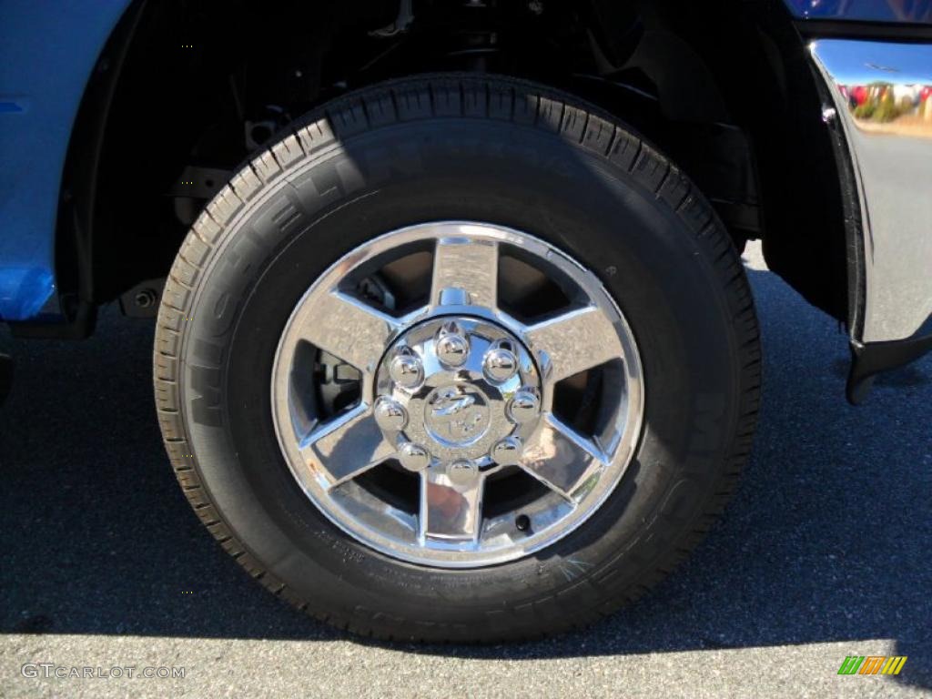 2011 Ram 2500 HD Big Horn Crew Cab 4x4 - Deep Water Blue Pearl / Dark Slate/Medium Graystone photo #23