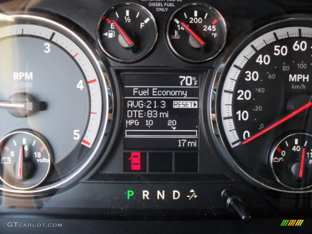 2011 Dodge Ram 2500 HD ST Crew Cab 4x4 Gauges Photo #38585221