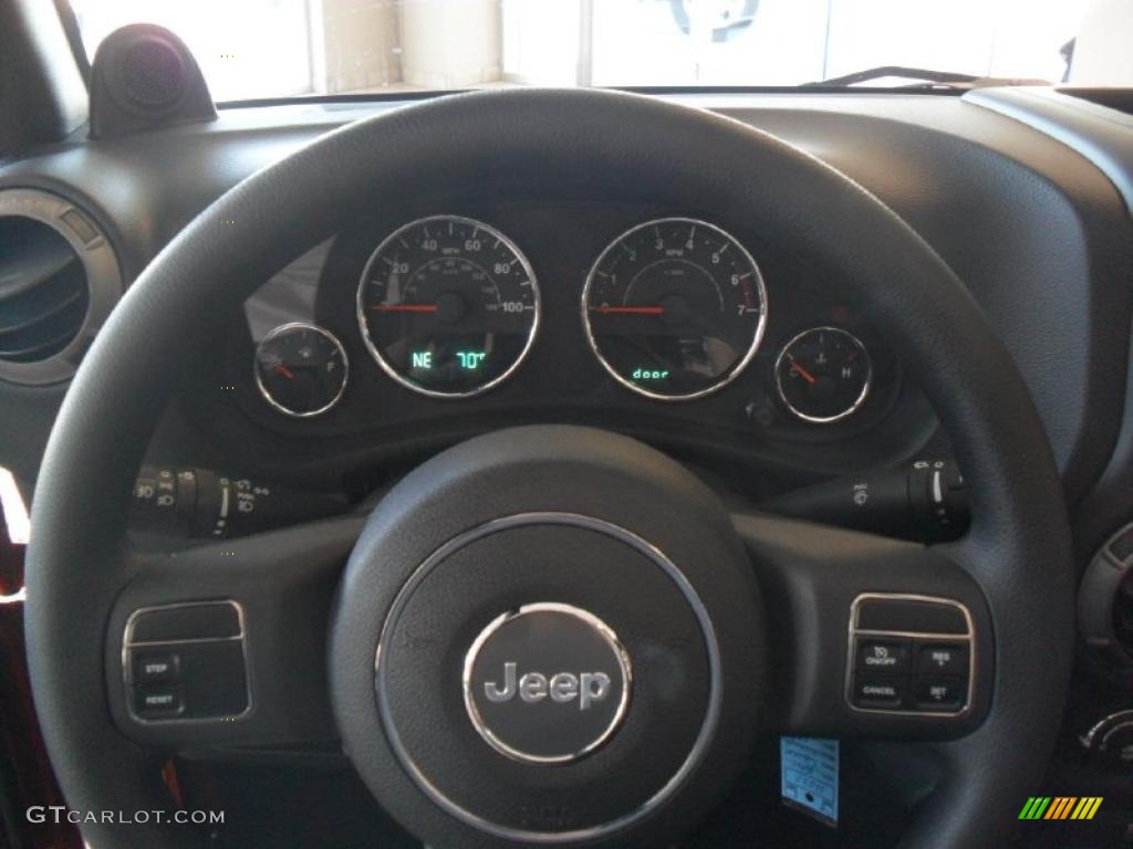 2011 Wrangler Sport 4x4 - Mango Tango Pearl / Black photo #9