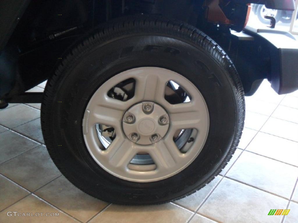 2011 Wrangler Sport 4x4 - Mango Tango Pearl / Black photo #21