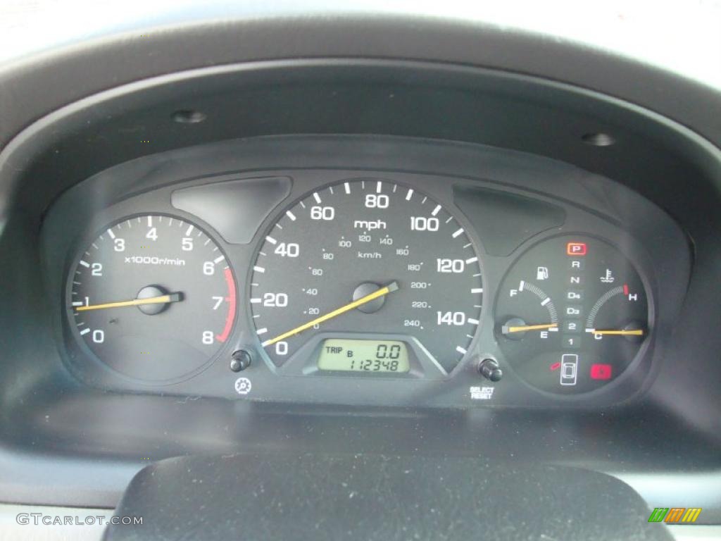 1999 Honda Accord EX V6 Coupe Gauges Photo #38586177