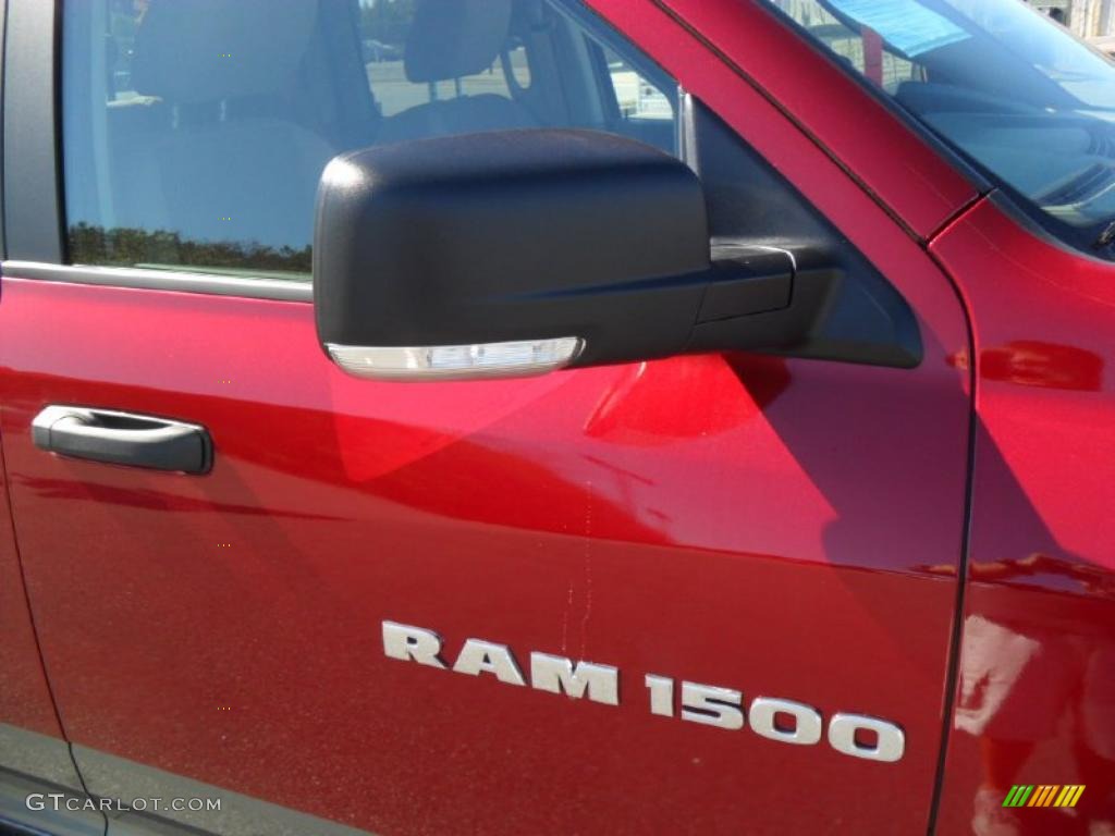 2011 Ram 1500 SLT Outdoorsman Quad Cab 4x4 - Deep Cherry Red Crystal Pearl / Light Pebble Beige/Bark Brown photo #25