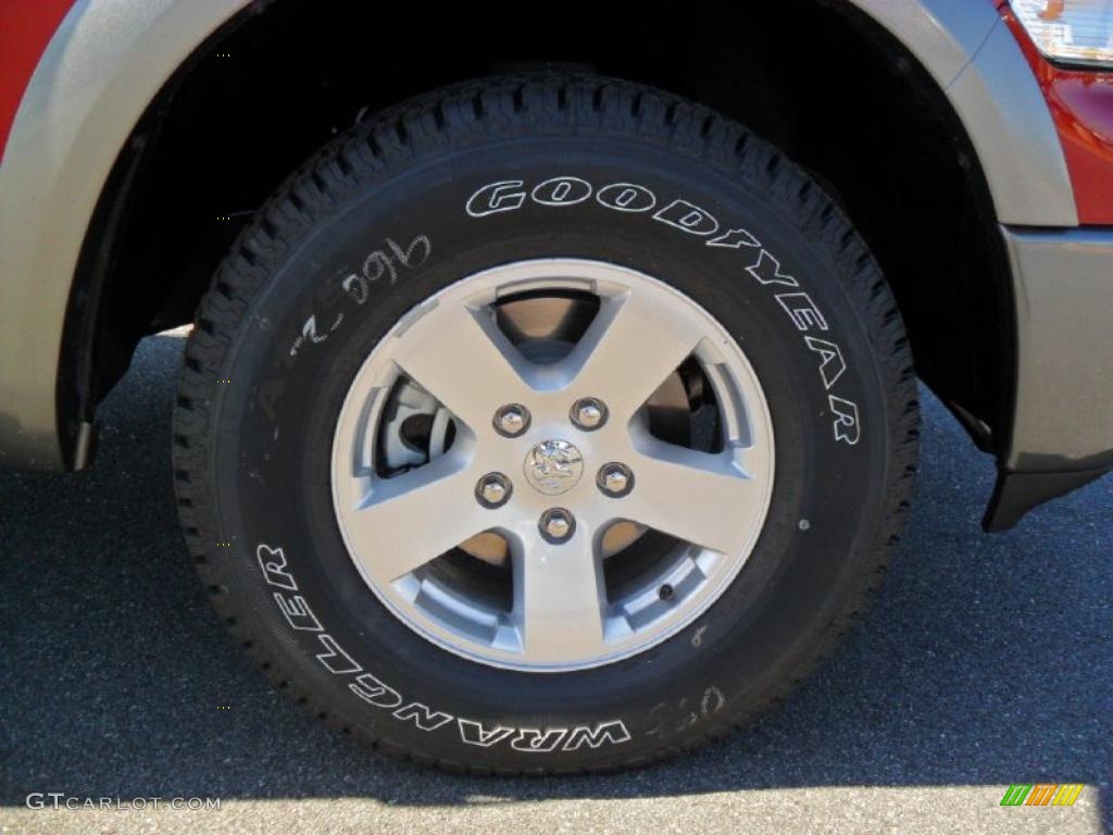 2011 Dodge Ram 1500 SLT Outdoorsman Quad Cab 4x4 Wheel Photo #38586593