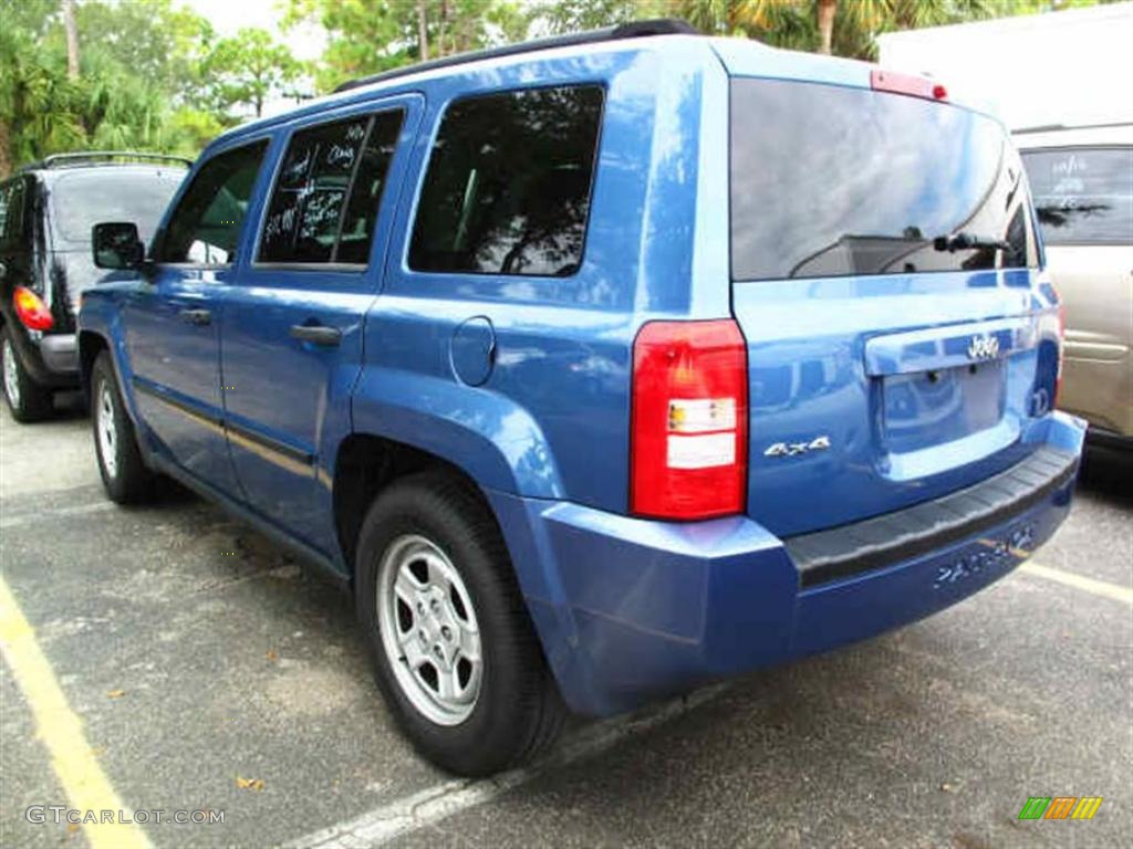 2007 Patriot Sport 4x4 - Marine Blue Pearl / Pastel Slate Gray photo #3