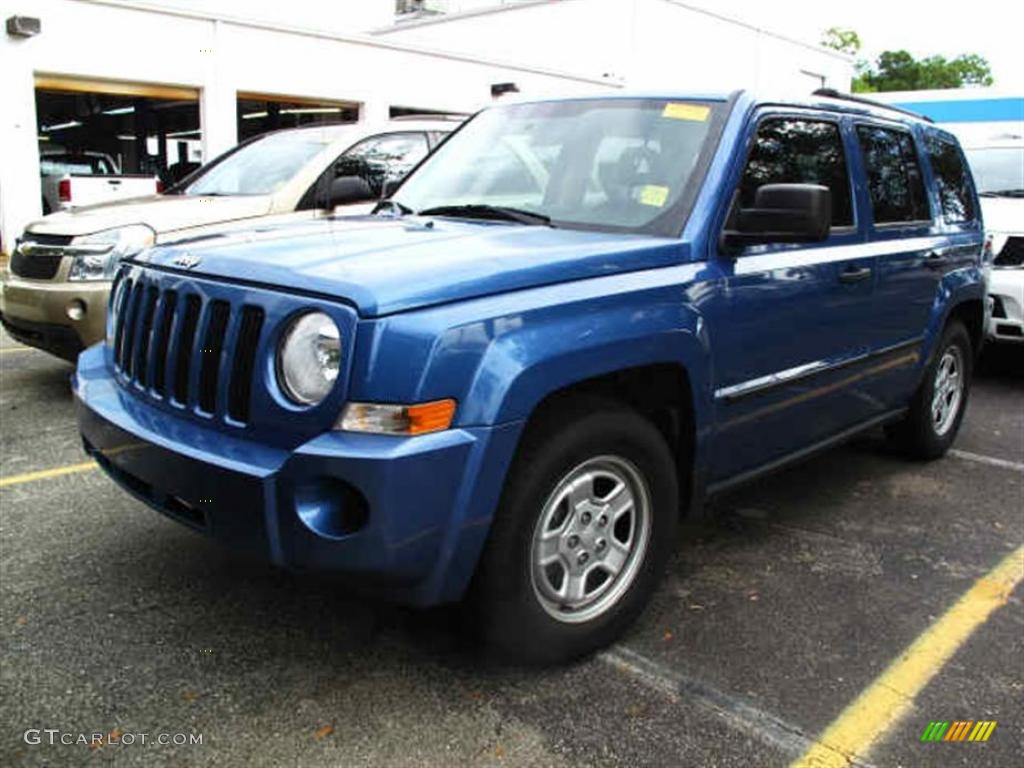 2007 Patriot Sport 4x4 - Marine Blue Pearl / Pastel Slate Gray photo #4