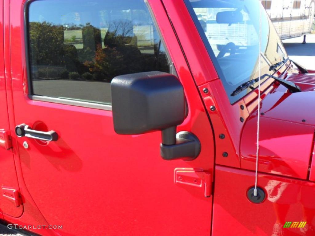 2011 Wrangler Unlimited Sport 4x4 - Flame Red / Black photo #22