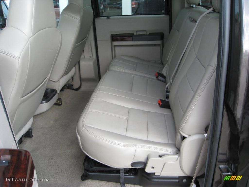 Medium Stone Interior 2008 Ford F350 Super Duty Lariat Crew Cab Dually Photo #38587753