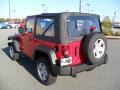2011 Flame Red Jeep Wrangler Sport 4x4  photo #2