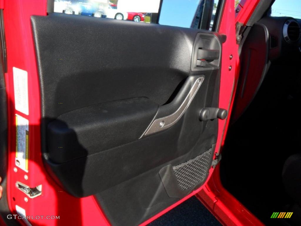 2011 Wrangler Sport 4x4 - Flame Red / Black photo #9