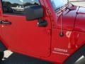 2011 Flame Red Jeep Wrangler Sport 4x4  photo #21