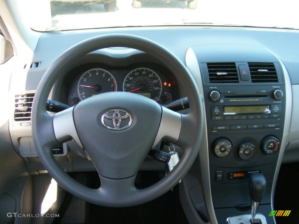 2010 Corolla LE - Classic Silver Metallic / Ash photo #15