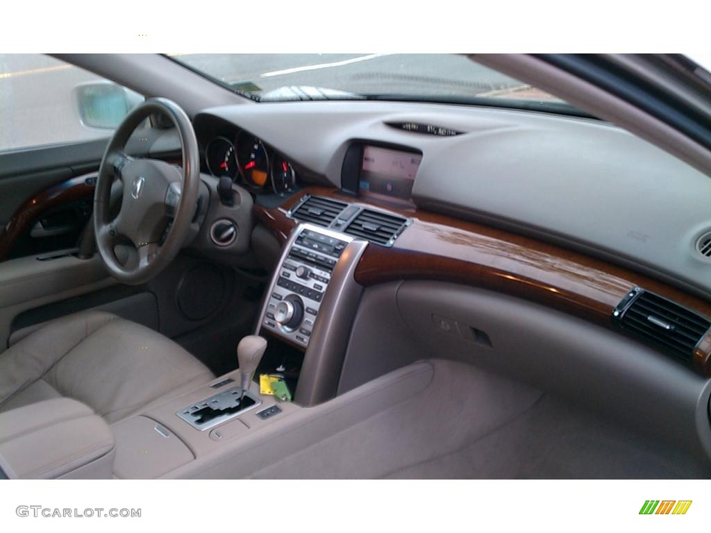 2007 Acura RL 3.5 AWD Sedan Taupe Dashboard Photo #38588785