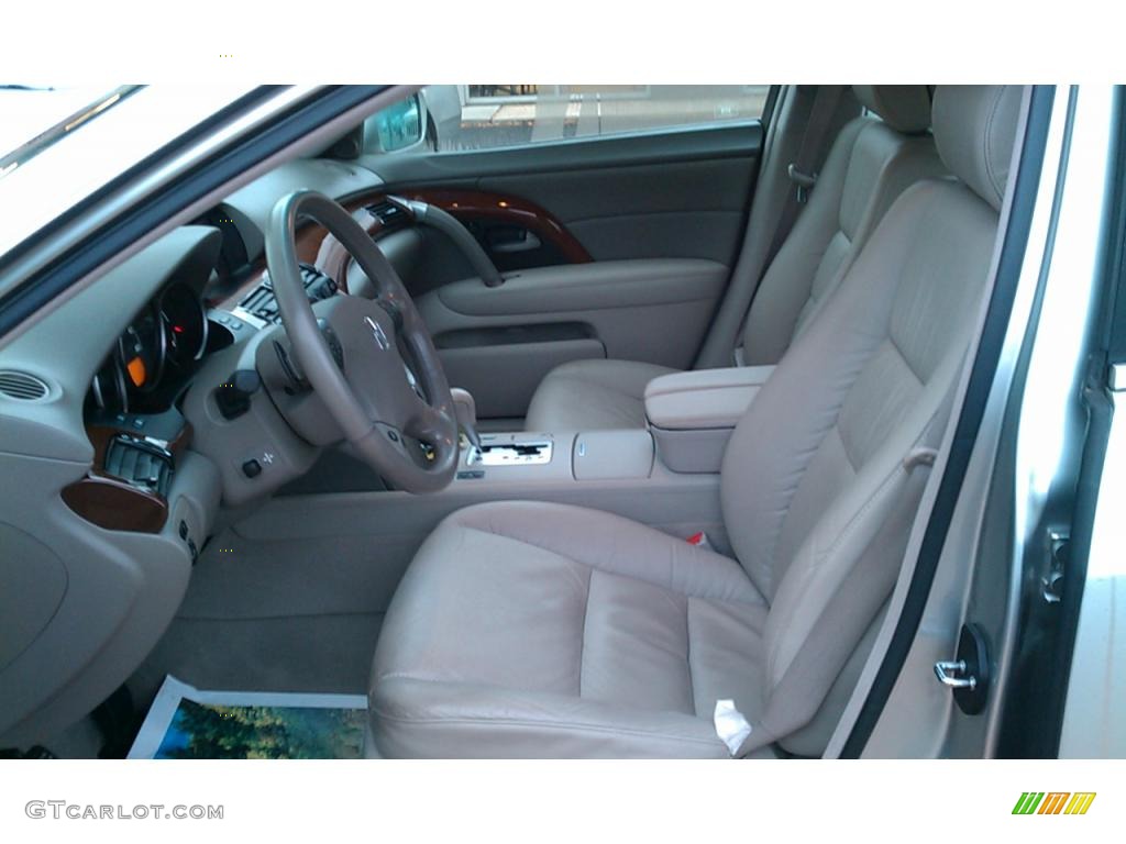 Taupe Interior 2007 Acura RL 3.5 AWD Sedan Photo #38588993