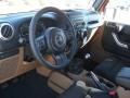 Black/Dark Saddle Prime Interior Photo for 2011 Jeep Wrangler Unlimited #38589581