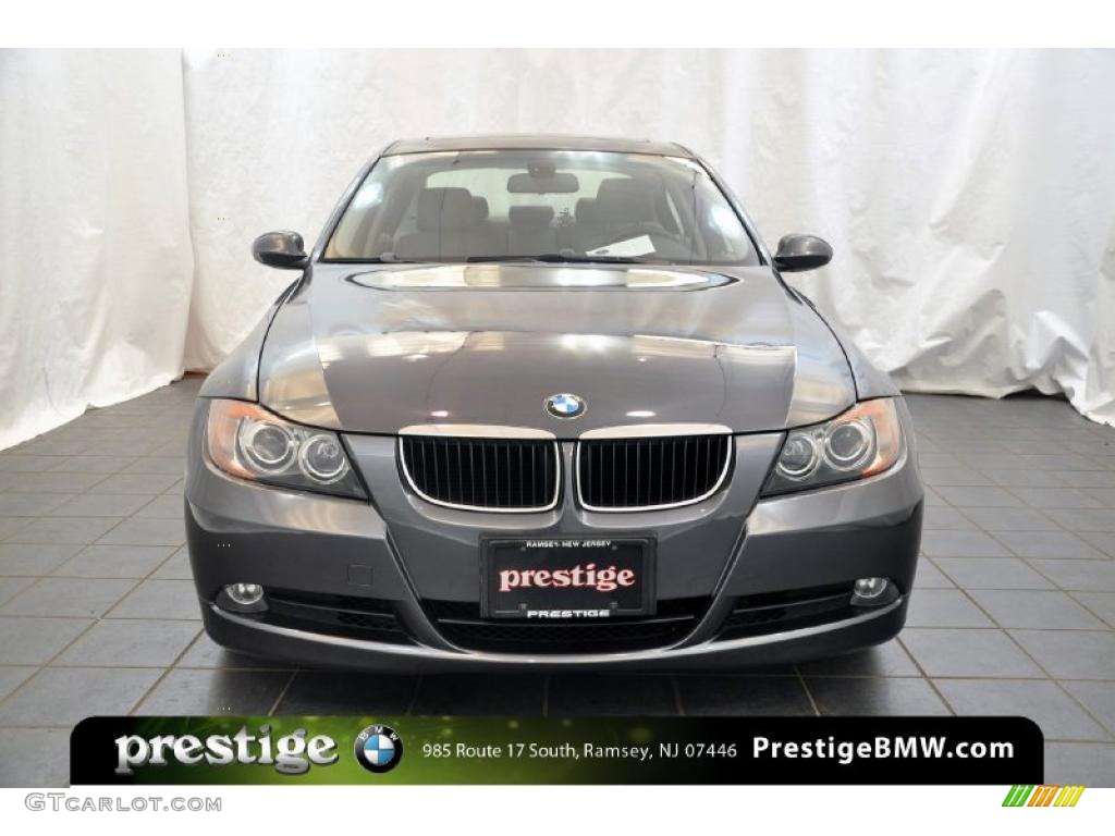 2007 3 Series 328i Sedan - Space Gray Metallic / Grey photo #6