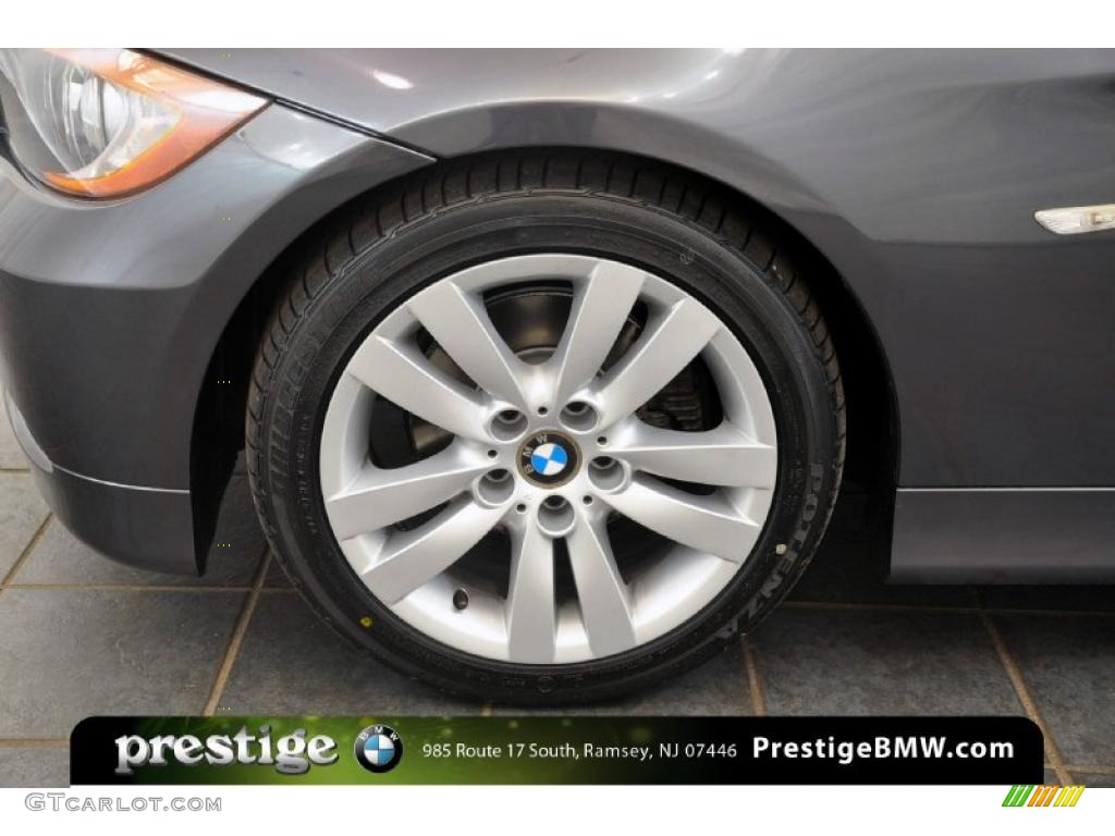 2007 3 Series 328i Sedan - Space Gray Metallic / Grey photo #8