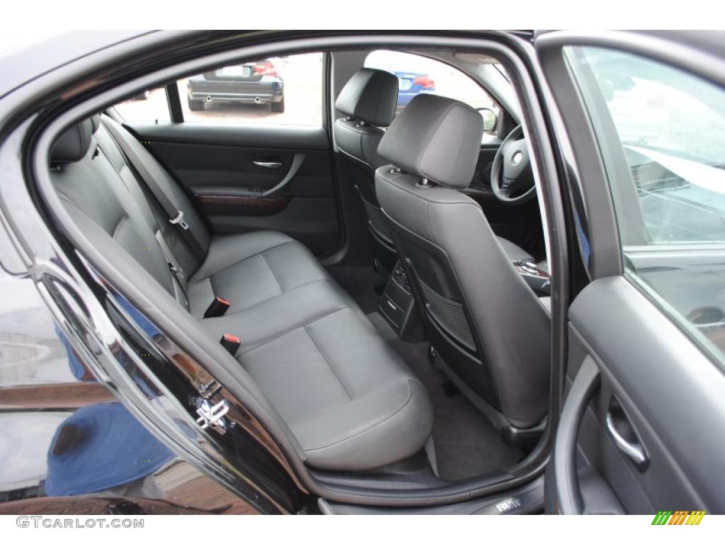 2008 3 Series 328i Sedan - Jet Black / Black photo #10