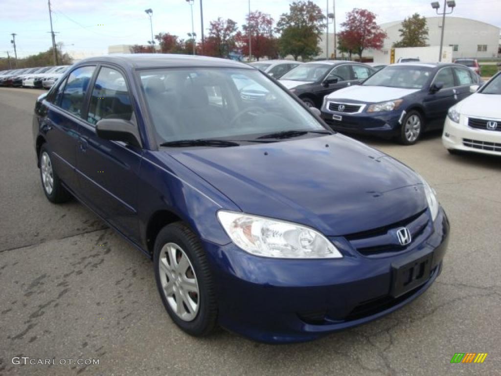 Eternal Blue Pearl 2005 Honda Civic LX Sedan Exterior Photo #38591017