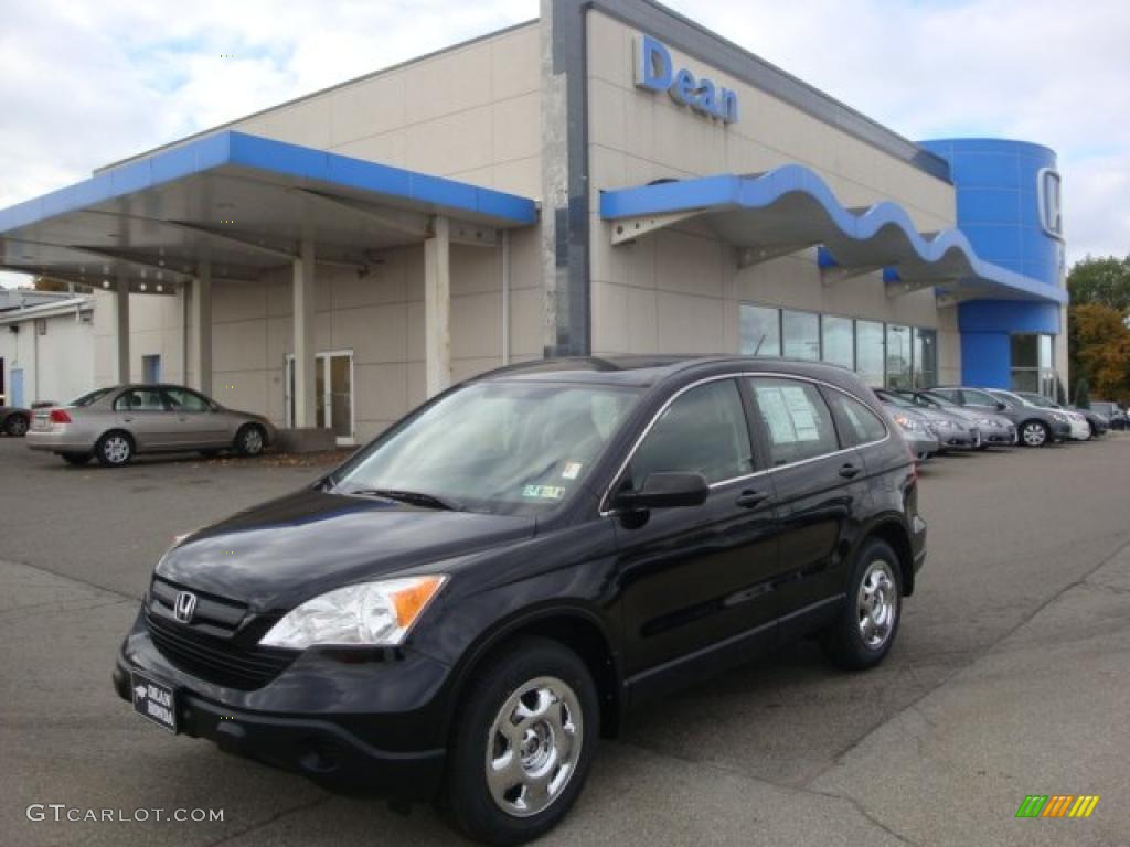 2007 CR-V LX 4WD - Nighthawk Black Pearl / Black photo #1