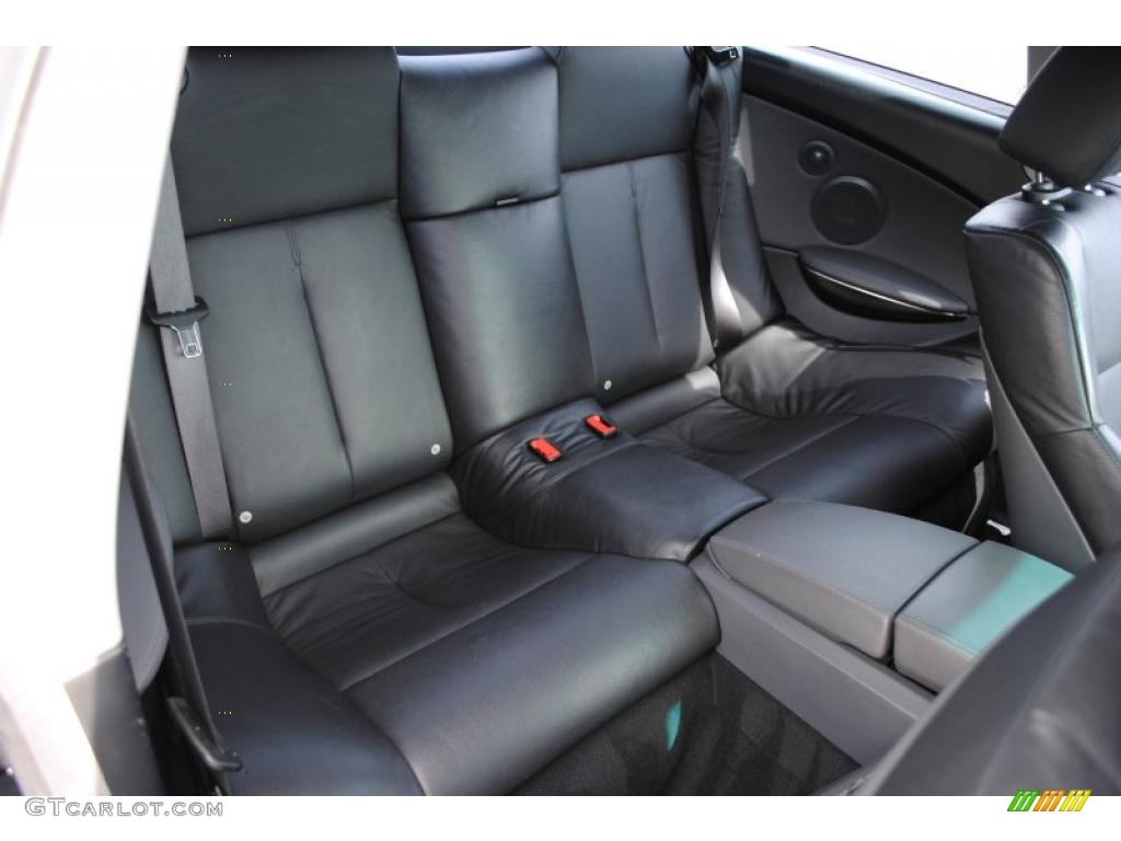 Black Interior 2005 BMW 6 Series 645i Coupe Photo #38591453