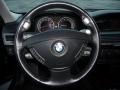 Black/Black 2005 BMW 7 Series 745i Sedan Steering Wheel