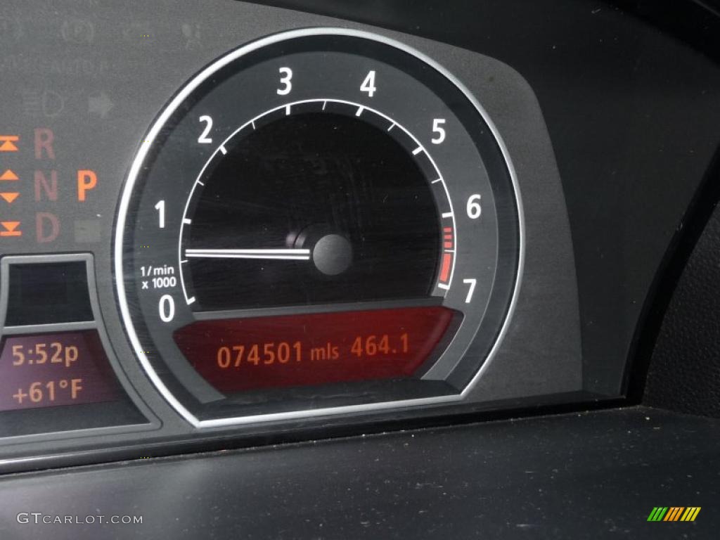 2005 7 Series 745i Sedan - Black Sapphire Metallic / Black/Black photo #20