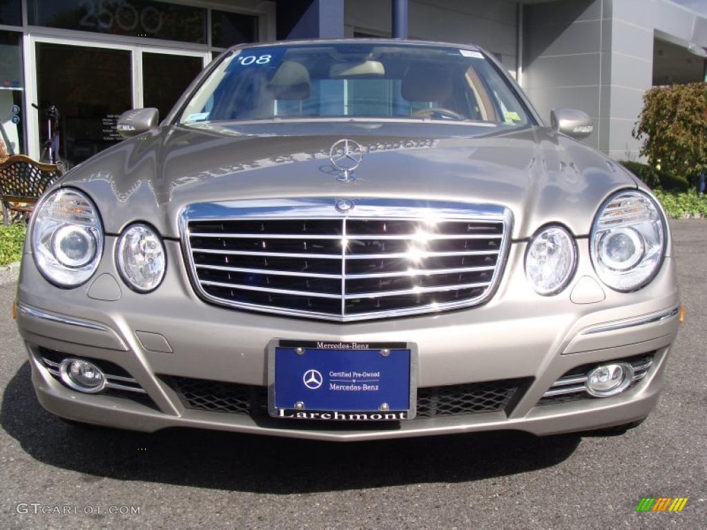 2008 E 350 4Matic Sedan - Pewter Metallic / Cashmere photo #3