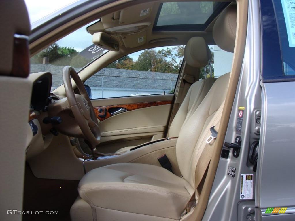 2008 E 350 4Matic Sedan - Pewter Metallic / Cashmere photo #16
