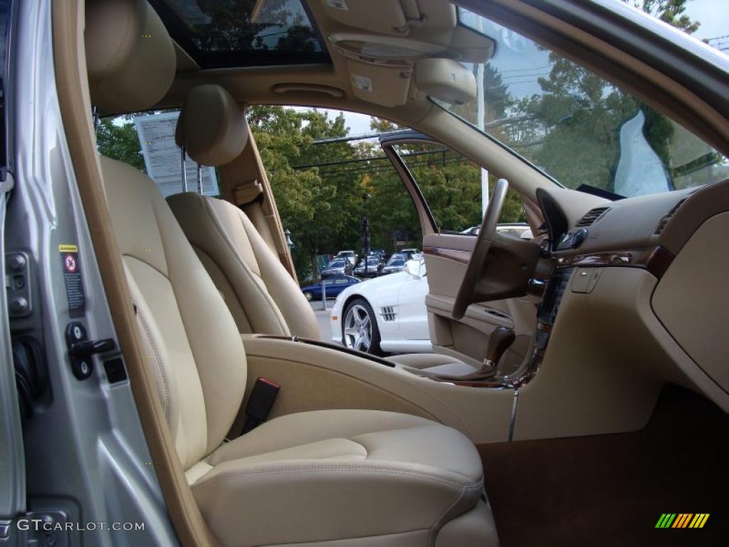 2008 E 350 4Matic Sedan - Pewter Metallic / Cashmere photo #17