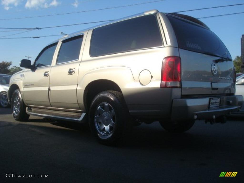 2003 Escalade ESV AWD - Silver Sand / Shale photo #4