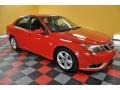 Laser Red 2009 Saab 9-3 Aero XWD Sport Sedan