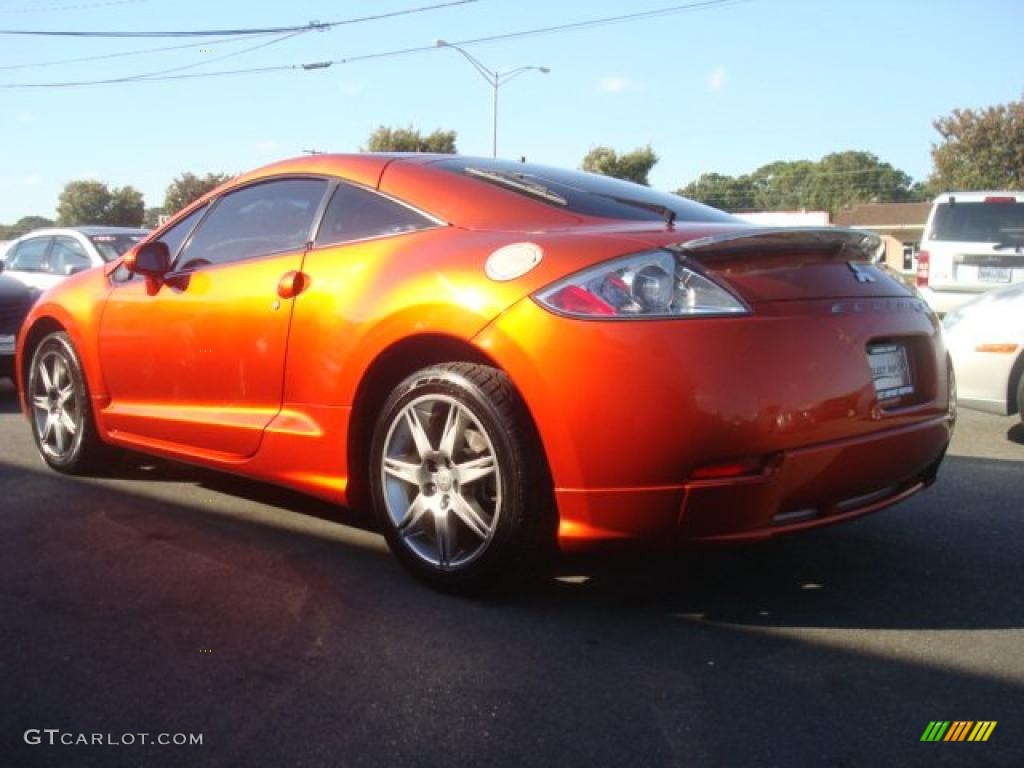 2006 Eclipse GT Coupe - Sunset Orange Pearlescent / Terra Cotta photo #4