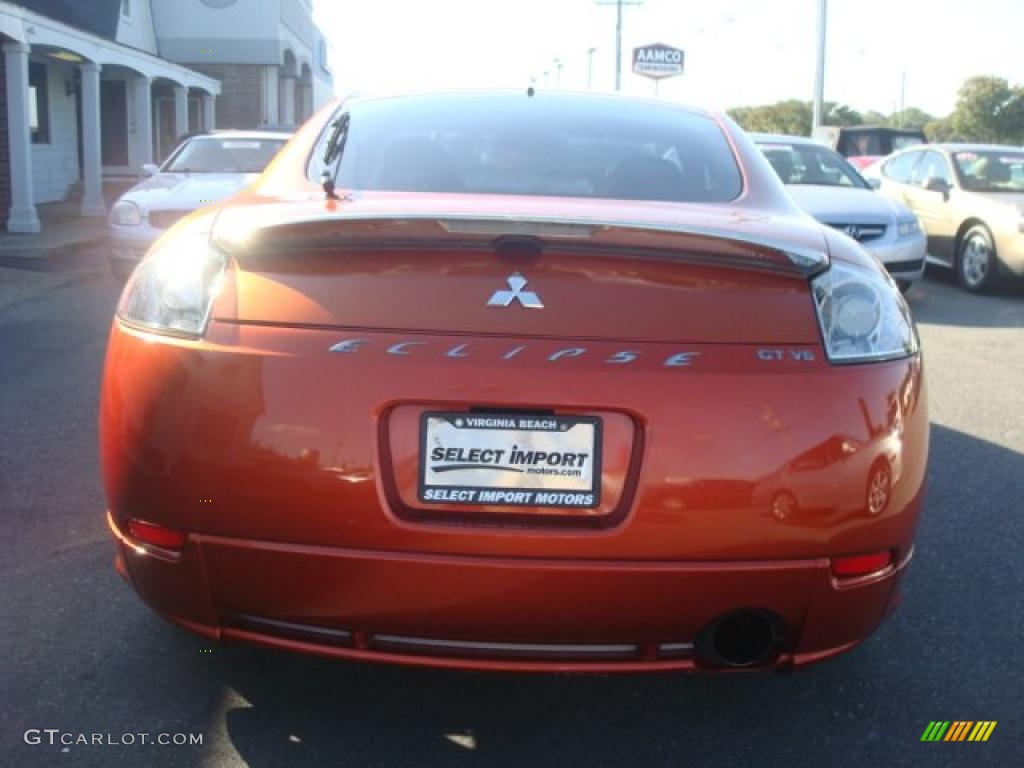 2006 Eclipse GT Coupe - Sunset Orange Pearlescent / Terra Cotta photo #5