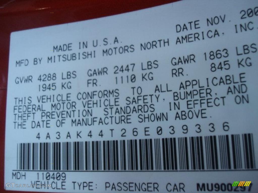 2006 Eclipse GT Coupe - Sunset Orange Pearlescent / Terra Cotta photo #23