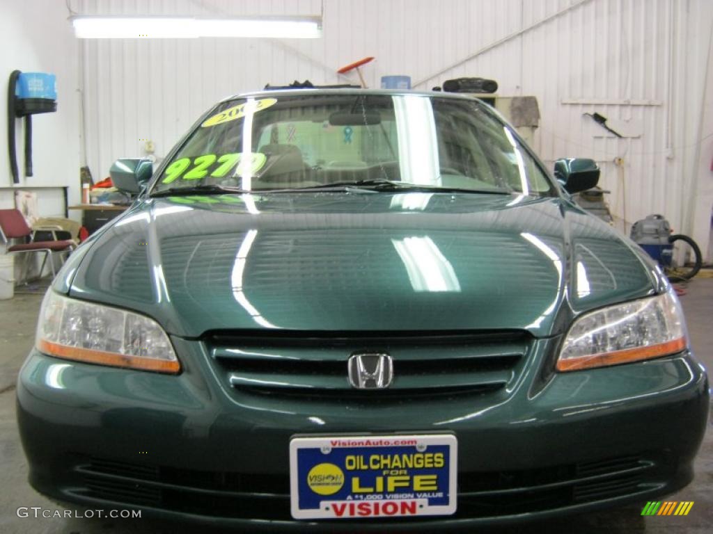 2002 Accord SE Sedan - Noble Green Pearl / Ivory photo #18