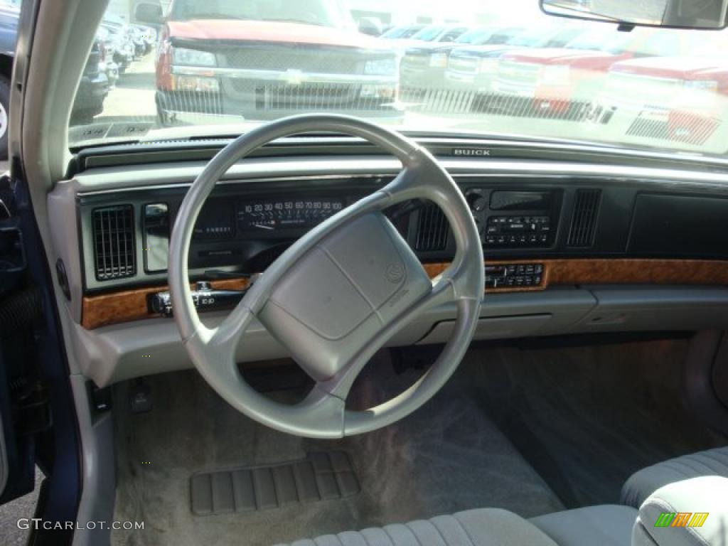 1995 LeSabre Custom - Adriatic Blue Metallic / Gray photo #9