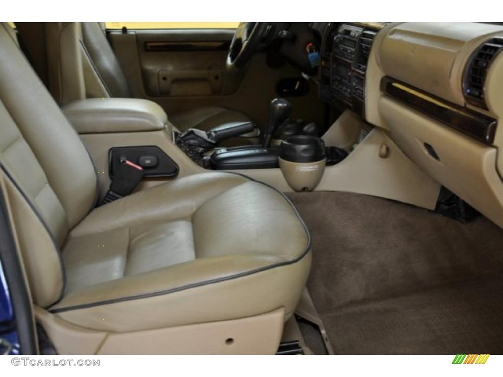 2002 Discovery II SE - Oslo Blue Metallic / Bahama Beige photo #13