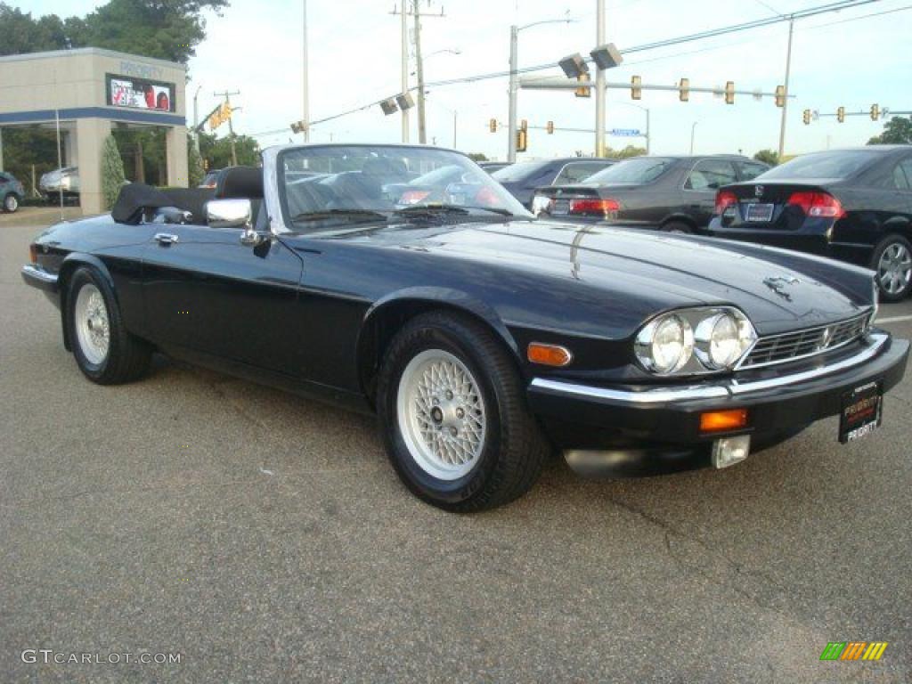 Black 1989 Jaguar XJ XJS V12 Convertible Exterior Photo #38596453