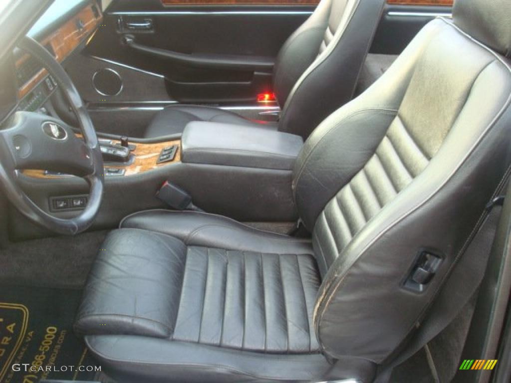 Black Interior 1989 Jaguar XJ XJS V12 Convertible Photo #38596501