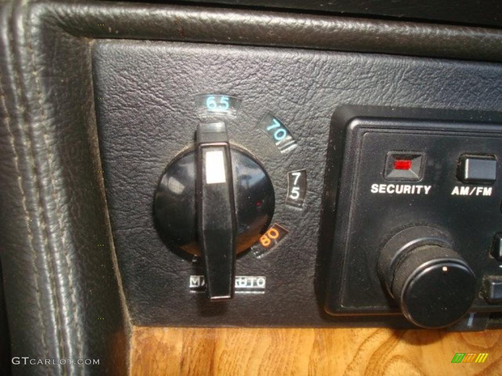 1989 Jaguar XJ XJS V12 Convertible Controls Photo #38596705