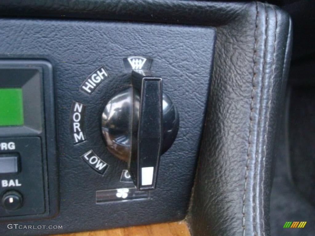 1989 Jaguar XJ XJS V12 Convertible Controls Photo #38596717