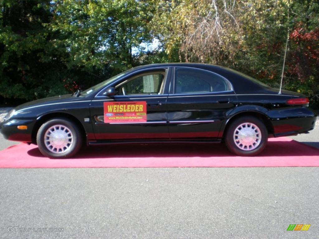 1999 Sable LS Sedan - Black / Prairie Tan photo #9