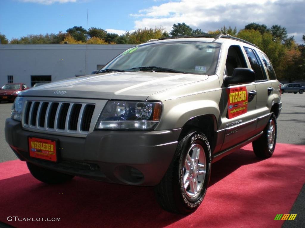 2004 Grand Cherokee Laredo 4x4 - Light Pewter Metallic / Sandstone photo #1