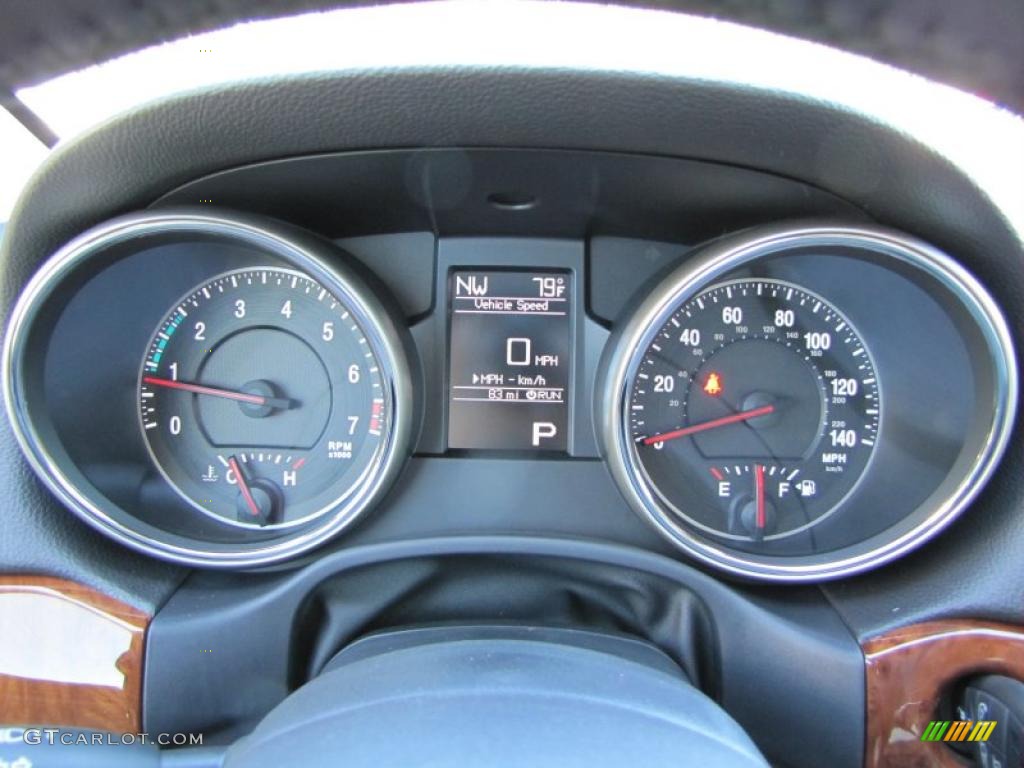 2011 Jeep Grand Cherokee Limited Gauges Photo #38601605