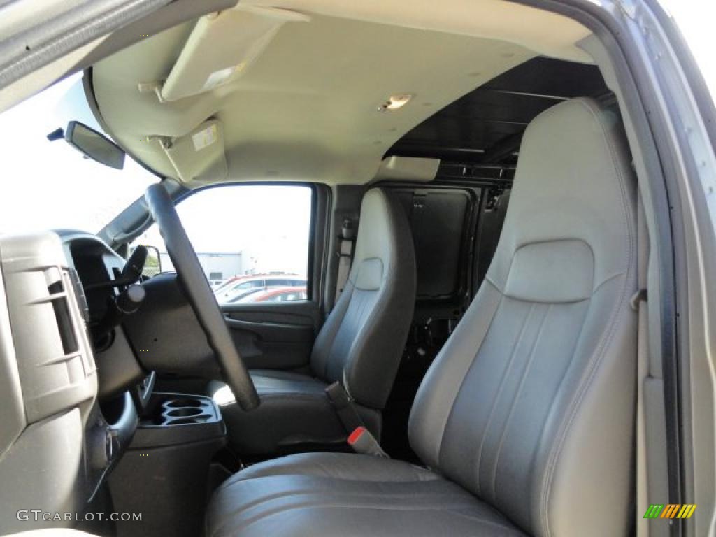 Medium Pewter Interior 2010 Chevrolet Express 2500 Work Van Photo #38602525
