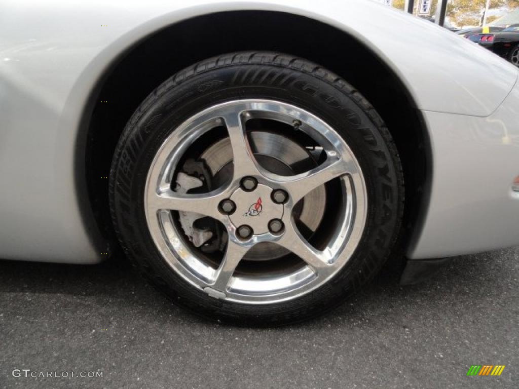 2002 Corvette Convertible - Quicksilver Metallic / Black photo #9