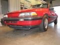 1991 Victory Red Pontiac Sunbird LE Coupe  photo #4