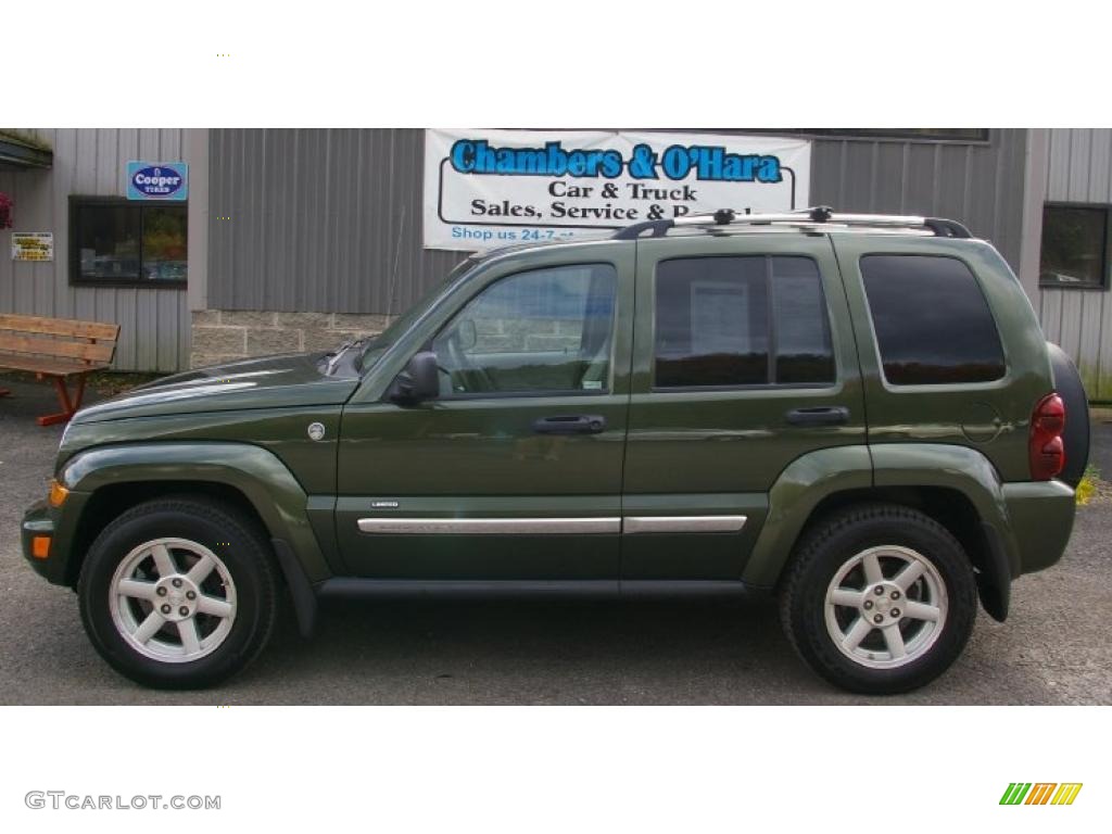 2006 Liberty Limited 4x4 - Jeep Green Metallic / Dark Khaki/Light Graystone photo #2