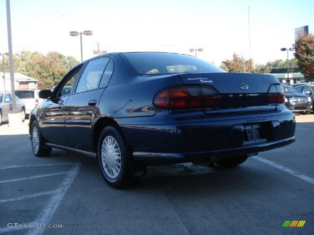 2001 Malibu Sedan - Navy Blue Metallic / Gray photo #5