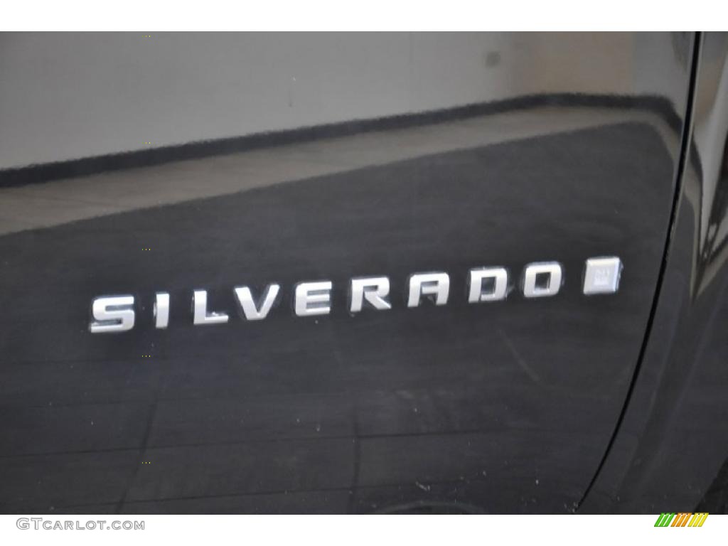 2008 Silverado 1500 LS Regular Cab - Black / Dark Titanium photo #3